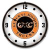 GMC General Motors Trucks LED Wall Clock, Retro/Vintage, Lighted, 14 inch view 1