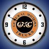 GMC General Motors Trucks LED Wall Clock, Retro/Vintage, Lighted, 14 inch view 2