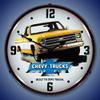 1979 Chevy Trucks Built to Stay Tough LED Wall Clock, Retro/Vintage, Lighted, 14 inch view 2