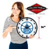 B&O Railroad, White LED Wall Clock, Retro/Vintage, Lighted, 14 inch view 3