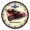 1970 Chevy Chevelle SS LED Wall Clock, Retro/Vintage, Lighted, 14 inch view 1