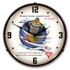 Conoco Super Motor Oil LED Wall Clock, Retro/Vintage, Lighted, 14 inch view 1