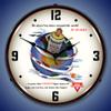 Conoco Super Motor Oil LED Wall Clock, Retro/Vintage, Lighted, 14 inch view 2