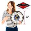 Conoco Super Motor Oil LED Wall Clock, Retro/Vintage, Lighted, 14 inch view 3
