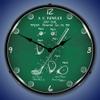 1910 Golf Club Patent LED Wall Clock, Retro/Vintage, Lighted, 14 inch view 2