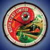 Northern Pacitic North Coast Limited LED Wall Clock, Retro/Vintage, Lighted, 14 inch view 2