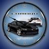 2014 Camaro SS Black LED Wall Clock, Retro/Vintage, Lighted, 14 inch view 2