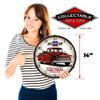 1956 Chevrolet Task Force Trucks LED Wall Clock, Retro/Vintage, Lighted, 14 inch view 3