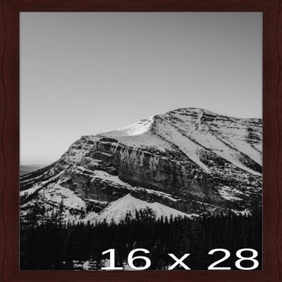Frame It Easy 16 x 28 Merlot Wood Frame (Derby)