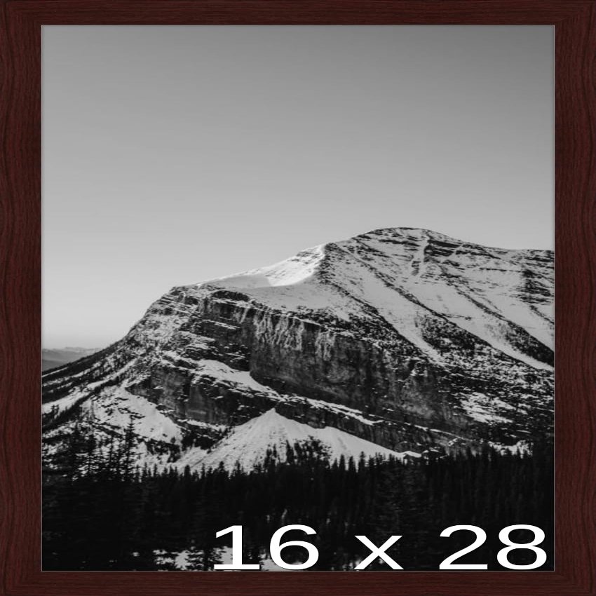 Frame It Easy 16 x 28 Merlot Wood Frame (Derby)