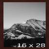 Frame It Easy 16 x 28 Merlot Wood Frame (Derby) view 1
