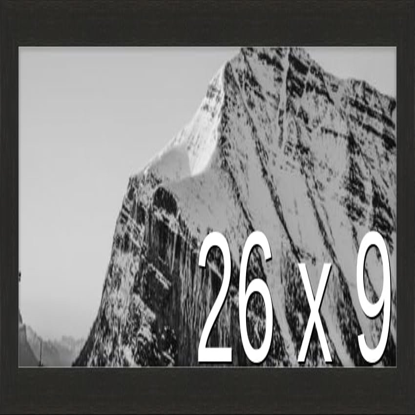 Frame It Easy 26 x 9 Coffee Wood Frame (Derby)
