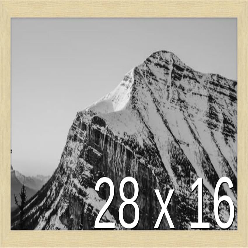 Frame It Easy 28 x 16 Wheat Wood Frame (Derby)
