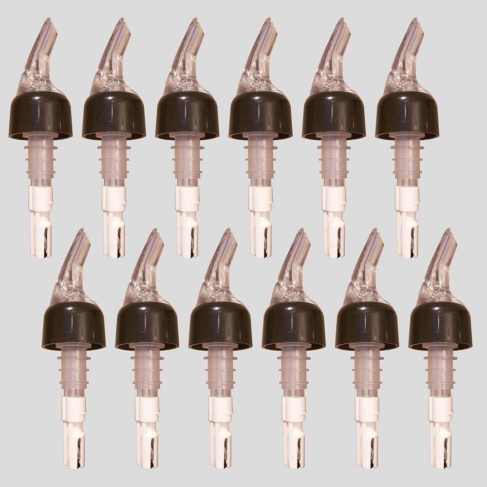 2 oz. Measured Liquor & Wine Pourers - 1 Dozen