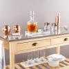 Acrylic Tray Organizer - Clear Minimalist Catchall Holder for Bedside, Bathroom, and Office Storage - Aesthetically Pleasing Room Decor by Lavish Home view 4