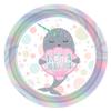amscan Narwhal Paper Plates 23cm - 8 Pcs, Colour view 1