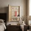 Hives and Honey - Nicolette Jewelry Organizer Storage Mirror, Champagne view 3