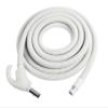 Cen-Tec Systems 90319 30 Ft. Low Voltage Central Vacuum Hose Light Gray view 1