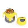 b.Box Insulated Food Jar with Spork for Toddlers | Easy Open Container for Toddlers | Stainless Steel, 5hrs + of Perfect temperatures | Dishwasher Safe, BPA Free (Lemon Sherbet, 11 oz) view 1