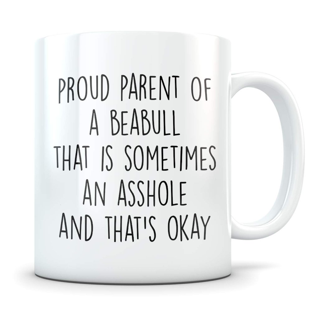 Beabull Gift for Women and Men - Funny Beabull Dog Mug for Him or Her - Great Dog Mom or Dad Coffee Cup for K-9 Lovers - Pet Themed Present