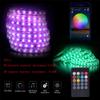 XUNATA LED Strip Lights, Bluetooth Control RGB AC 110-120V SMD 5050 60 LEDs/m Waterproof Rope Light Strip with 20Key IR Remote, Work with iOS & Android Music Time Control System (328ft/100m) view 4