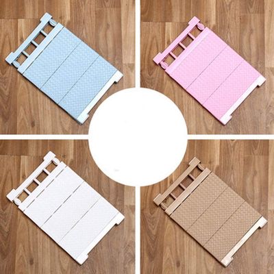 Top Estore Retractable Layered partition, Retractable Closet partition, Multi-Function/Multi-Size Adjustable Retractable Storage Rack Kitchen Bathroom Rack (Type-2(14.9-21.6inch,9.4inch))