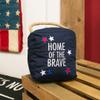 Pavilion Gift Company - Home of The Brave - Navy Blue Decorative Door Stopper 6 Inch Tall - 2 Pounds view 4