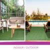 iCustomRug Synthetic Grass Rug  4 x 10ft Lawn Green Turf Carpet for Patios, Yards, Boats, Camping  Indoor/Outdoor Use view 2
