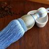 2Pcs Curtains Tieback Rope Tassel Curtains Buckle Curtain Strap Braided Tassels Tiebacks (Sky Blue) view 1