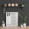 IF Poem Art Print by Rudyard Kipling - IF Poster Wall Art - If You Can by Kipling (50cm x 70cm, Ivory) view 2