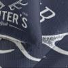 Ambesonne Hunting Coverlet, Deer Hunter's Club Logo Design Antlers Retro Typography Shabby Style, 2 Piece Decorative Quilted Bedspread Set with 1 Pillow Sham, Twin Size, Navy Blue White view 3