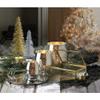 Accent Plus Silver Circles Mirrored Tray 12x12x2.5 view 2