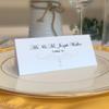 Decadent Flourish Place Cards, Silver (Choose Color), Set of 150, Pre-cut and Scored - Wedding, Party, Dinner, and Special Events - Made in the USA view 1