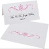Intertwined Star of David Flourish Jewish Place Cards, Fuschia (Choose Color), Set of 150, Pre-cut and Scored - Wedding, Party, Dinner, and Special Events - Made in the USA view 2
