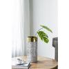 A&B Home Vase, Matte Gold, Matte Black view 2