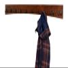 PEG AND RAIL Solid Cherry Arched Wall Mounted Coat Rack Double Bronze Hooks - Made in The USA (Dark Cherry, 36" x 4.5" - 7 Hooks) view 4