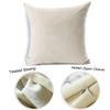Royalours Throw Pillow Covers Green Leaf Floral Decorative Throw Pillow Case Cushion Cover Cotton Linen Pillowcase for Home Sofa Car 18 x 18 Inches Set of 4 (Fresh Floral) view 2