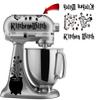 Kitchen Witch Vinyl Decal Sticker for Kitchen Mixers view 3