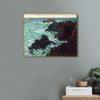 INVIN ART Framed Canvas Wall Art The Cote Sauvage, 1886 by Claude Monet Print Impressionist Landscape Painting Living Room Office Decor(Wood Color Slim Frame,16"x20") view 3