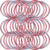 Fun Express - Patriotic Swirl Glow Bracelets (36 Pc) for Fourth of July - Jewelry - Glow - Glow Bracelets - Fourth of July - 36 Pieces view 1