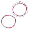 Fun Express - Patriotic Swirl Glow Bracelets (36 Pc) for Fourth of July - Jewelry - Glow - Glow Bracelets - Fourth of July - 36 Pieces view 2