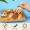 BambooMN Premium 5.9" - Mini Bamboo Chopsticks, Pocket Sized, Smaller Sized for Training, and Travel - 36 Pairs view 4