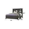 ACME Lantha Queen Bed w/Storage - - Gray Oak view 3