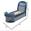 ACME Neptune II Twin Trundle in Gray view 3