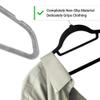 VelvetPros Non-Slip Velvet Hangers (20-Pack) | 360 Swivel Hooks | Durable, Space Saving Clothes Hangers | Suit Hangers | Coat Hangers | Suitable for Dress Clothes, Coats, Jackets and Pants (Grey) view 3