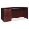 Lorell Prominence 2.0 Mahogany Laminate Box/Box/File Left-Pedestal Desk view 1