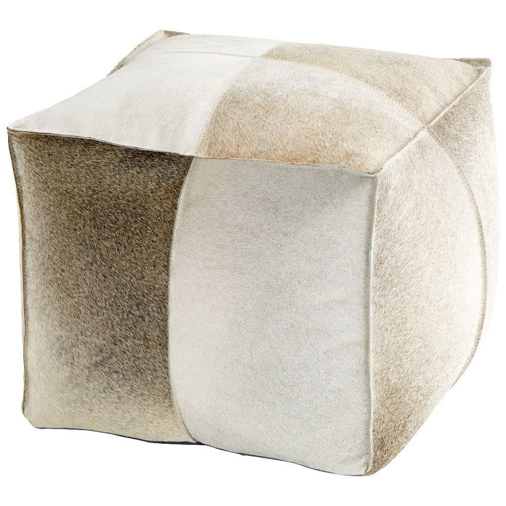 Cyan Design 10129 Brixton 19 inch Grey Pouf