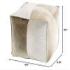 Cyan Design 10129 Brixton 19 inch Grey Pouf view 3