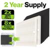 AP-1512HH HEPA Set Compatible with Coway Filter - 2 Year Supply - Compatible with Coway Airmega AP-1512HH & Airmega Filter Replacement - Helps Remove Smoke, Dust, Pollen, Dust, Debris, Pet Dander view 3