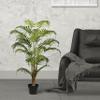 Vickerman Everyday 47" Artificial Potted Fern Palm Tree - Lifelike Home Or Office Office Decor - Premium Faux Potted Tree with Real Touch Leaves - Maintenance Free view 2
